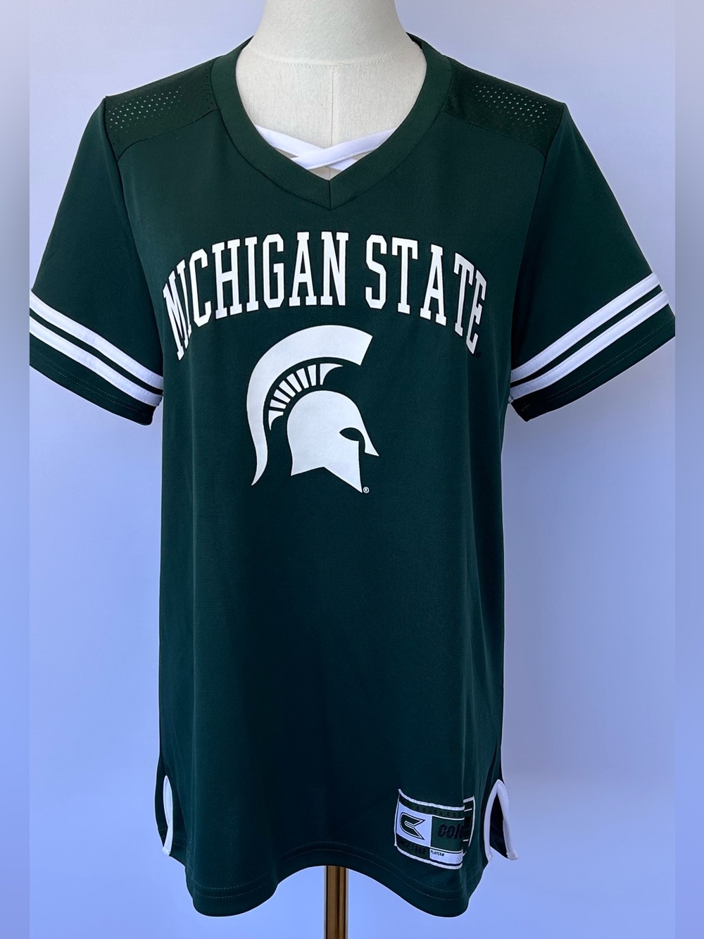 Colosseum Women’s Michigan State Short Sleeved Jersey Size Medium